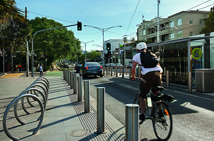  Fitzroy Street Tram Stop, Architect: Tract Consultants, Photography: Emma Cross