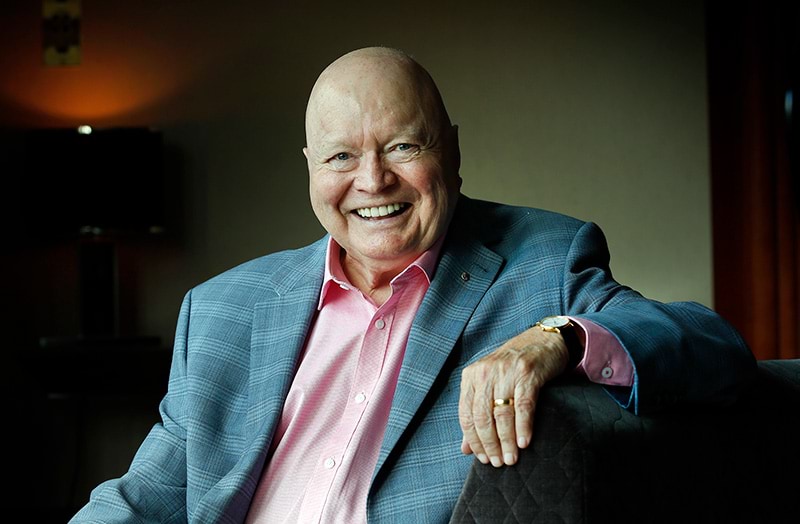 Photograph of Bert Newton AM MBE taken by photographer David Caird