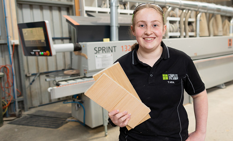 Tara Kelly – Apprentice cabinet maker