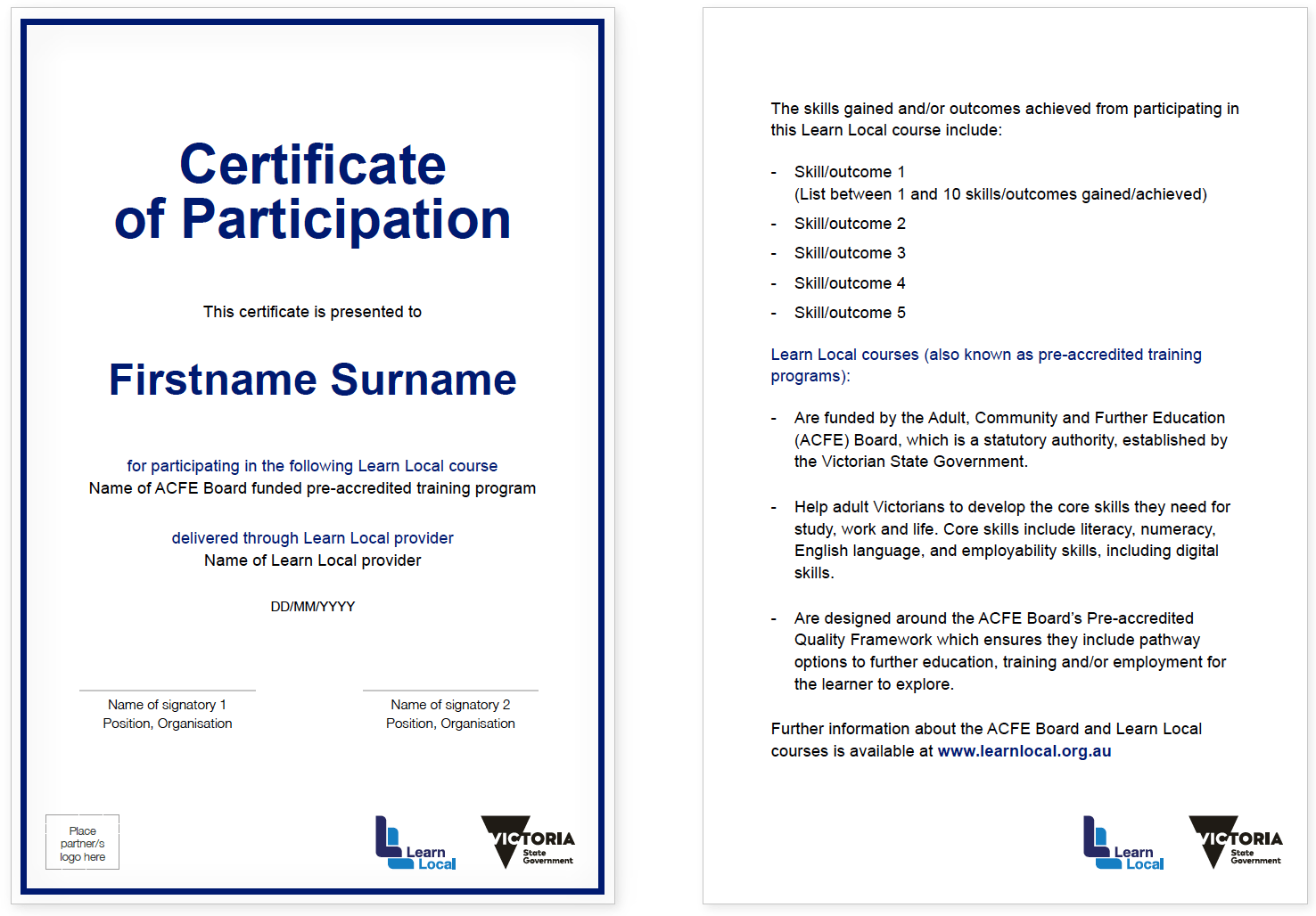 Learn Local Certificate