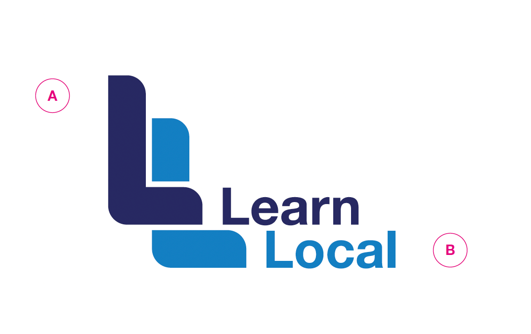 Learn Local primary logo with wordmark