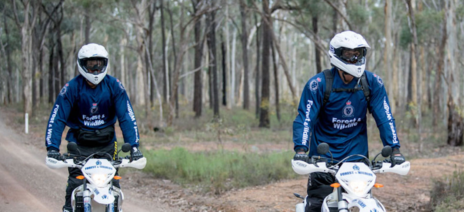 Image of officers on trail bikes