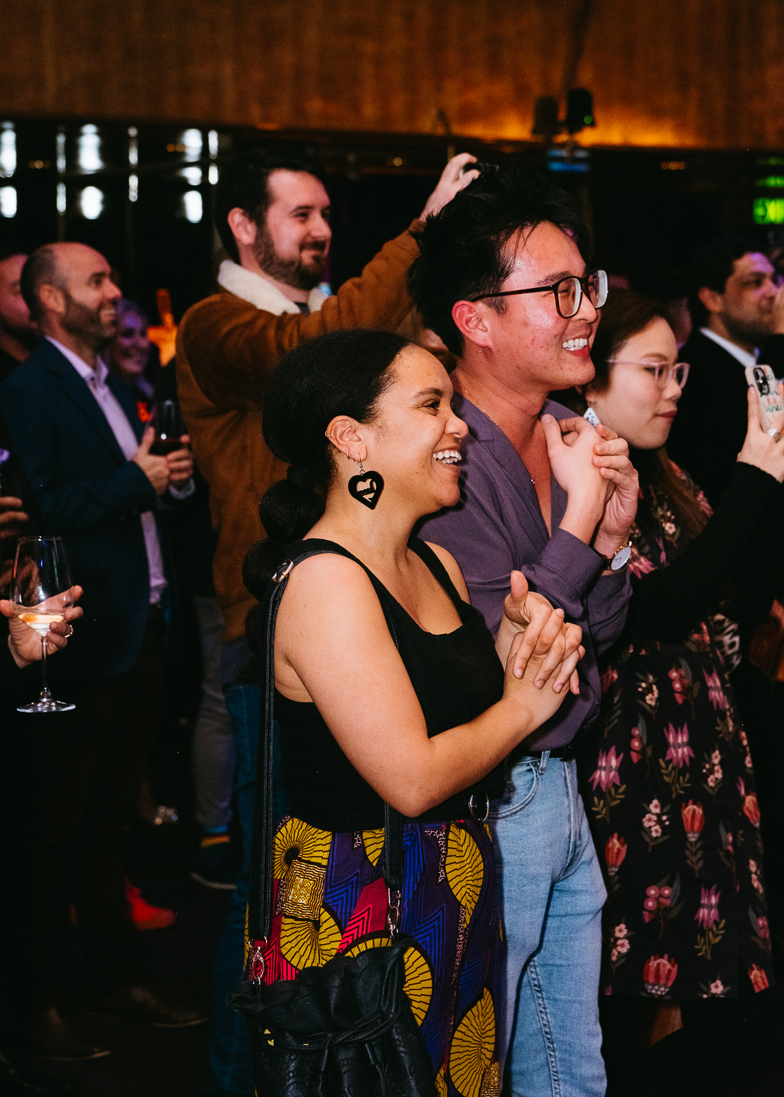 People celebrating the 2022 VPS LGBTIQ+ Pride Awards