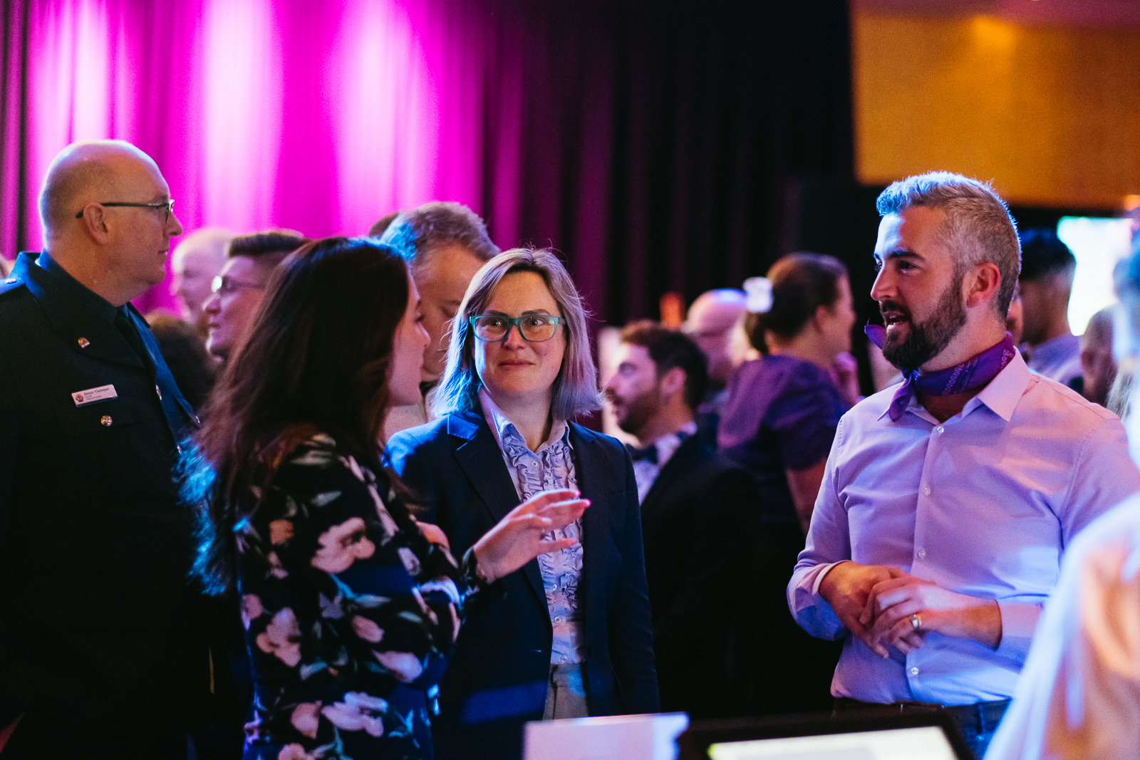 People celebrating the 2022 VPS LGBTIQ+ Pride Awards