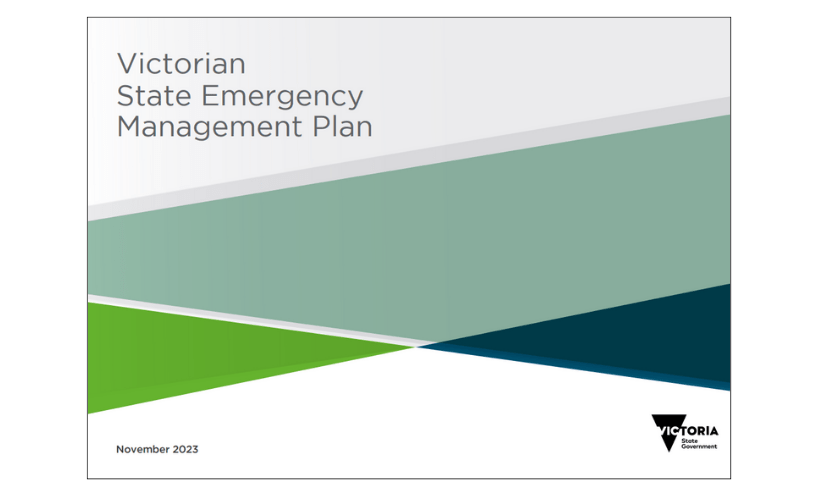 Image reads 'Victorian State Emergency Management Plan - November 2023'