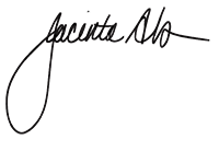 Jacinta Allan Signature