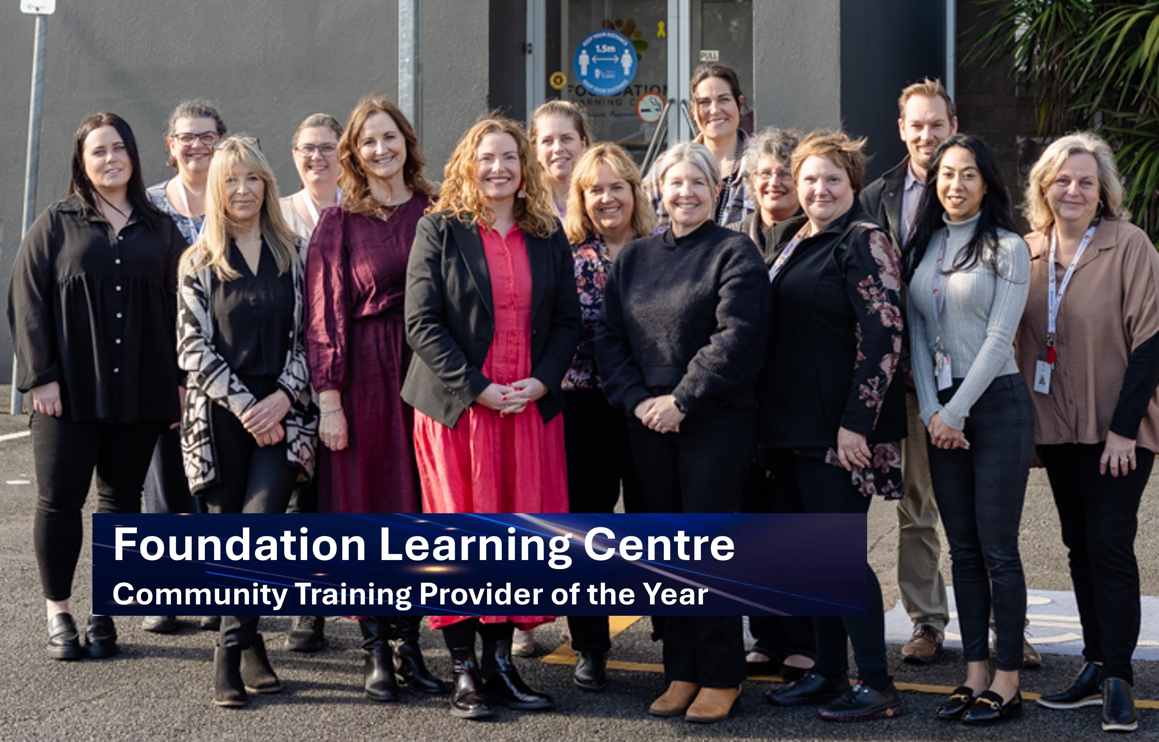 Group of staff from Foundation Learning