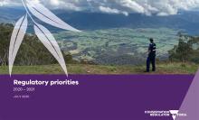 Image of Regulatory priorities 2020-21 publication front cover