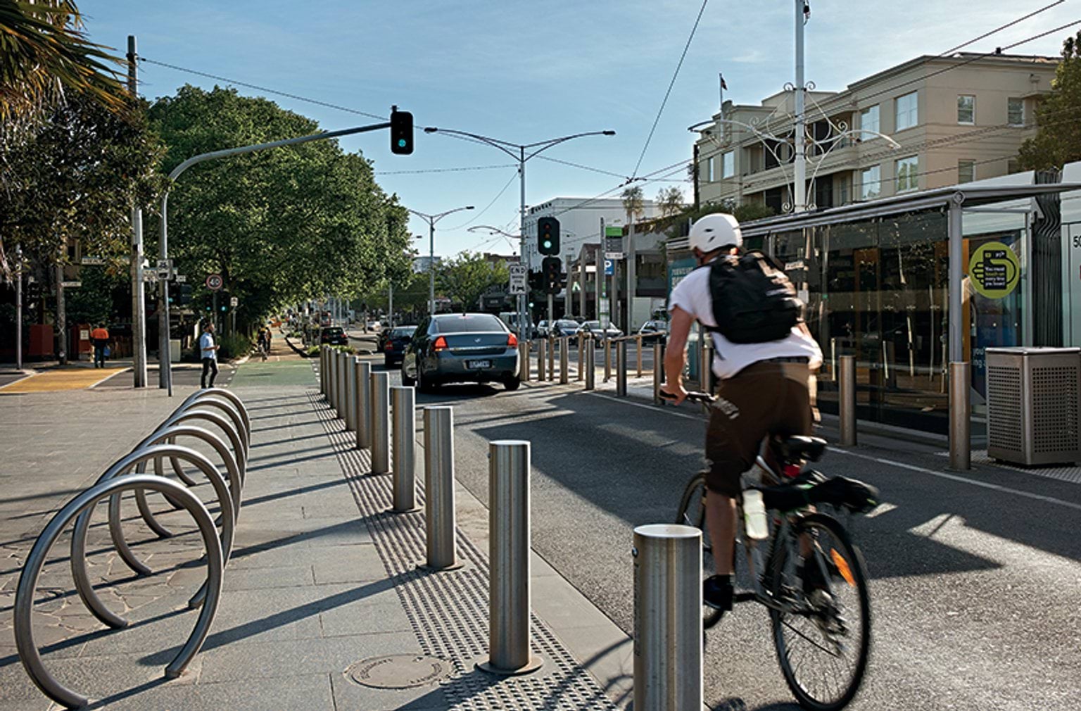  Fitzroy Street Tram Stop, Architect: Tract Consultants, Photography: Emma Cross