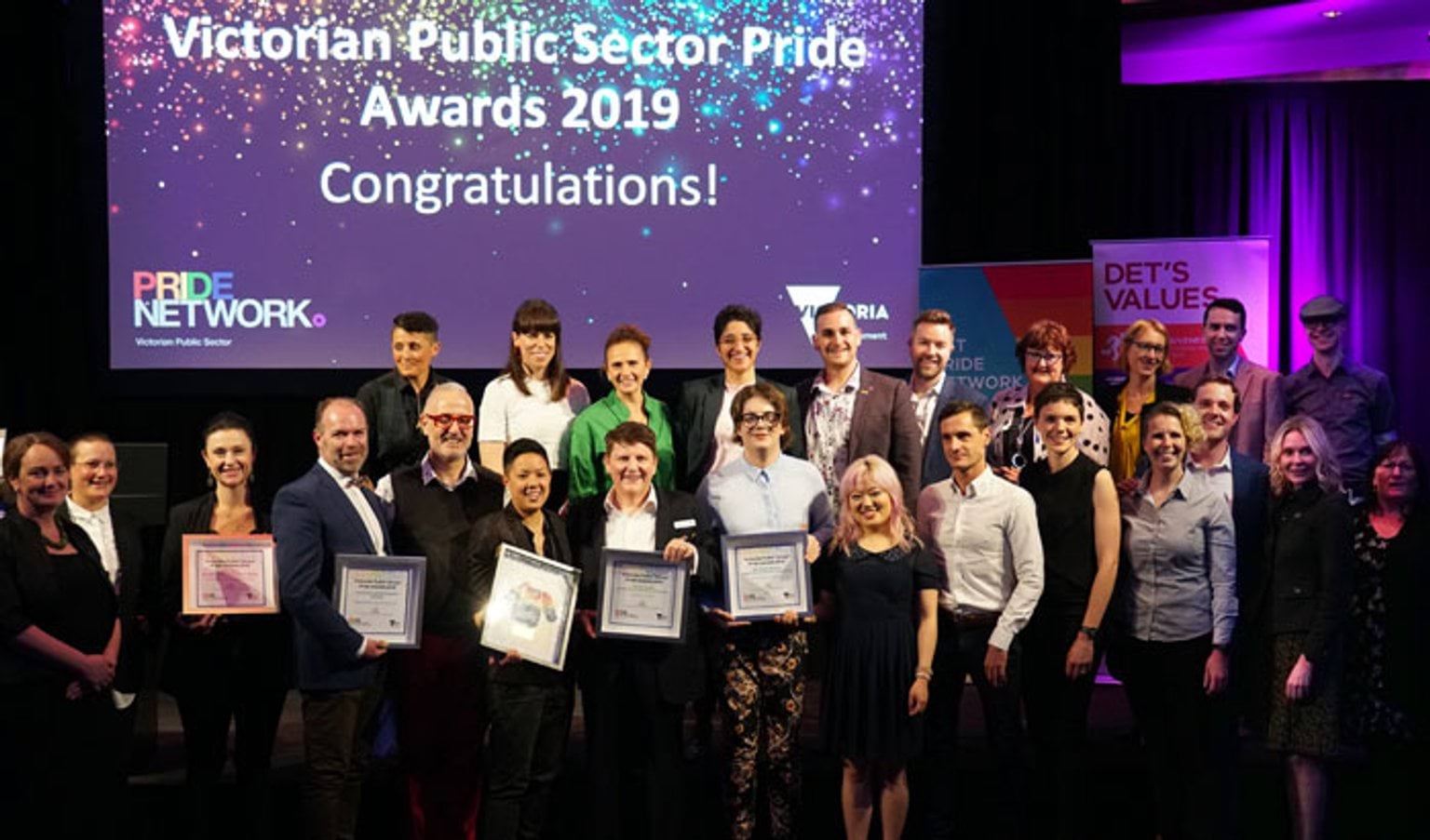 VPS Pride award recipients 2019
