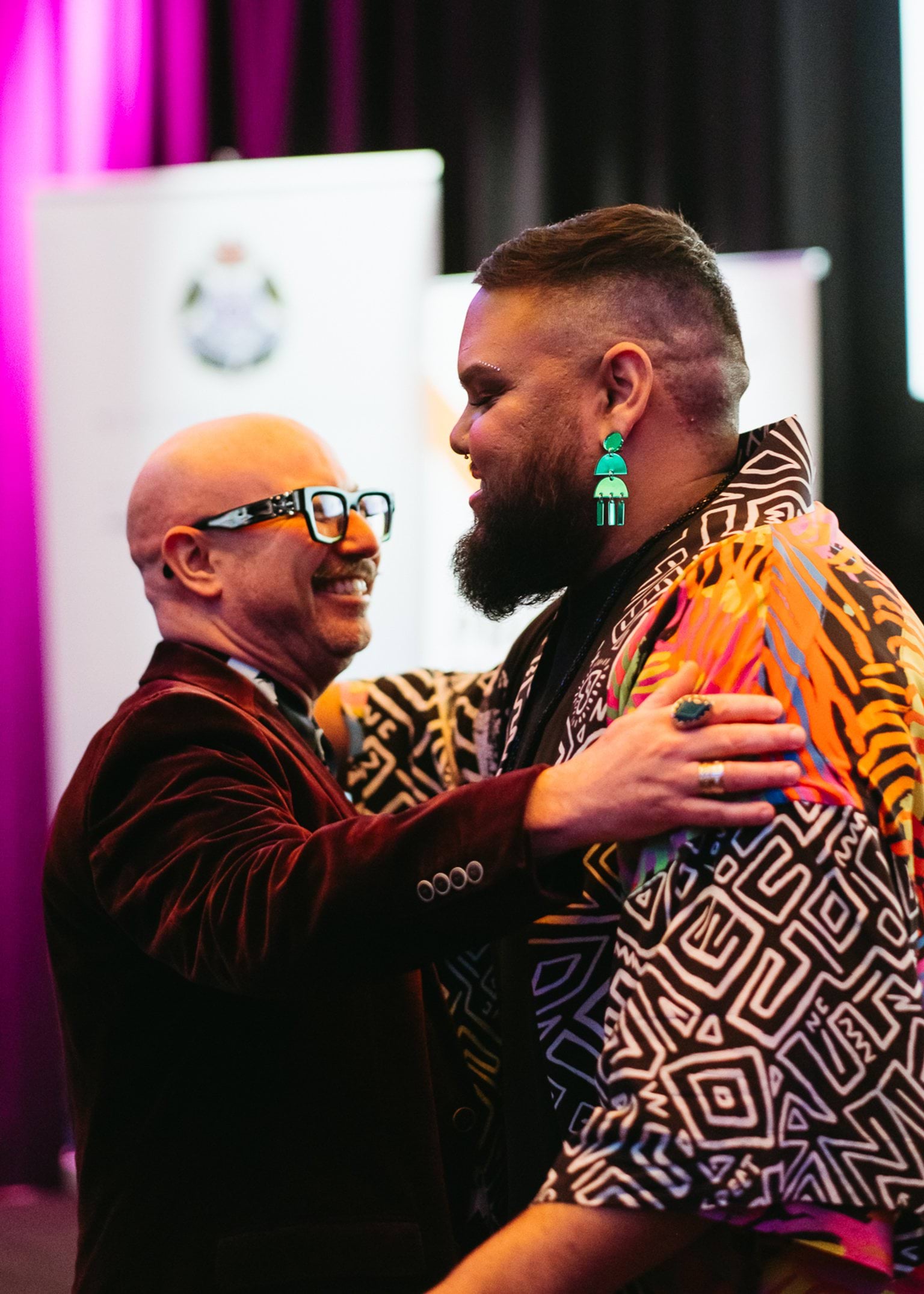 People celebrating the 2022 VPS LGBTIQ+ Pride Awards
