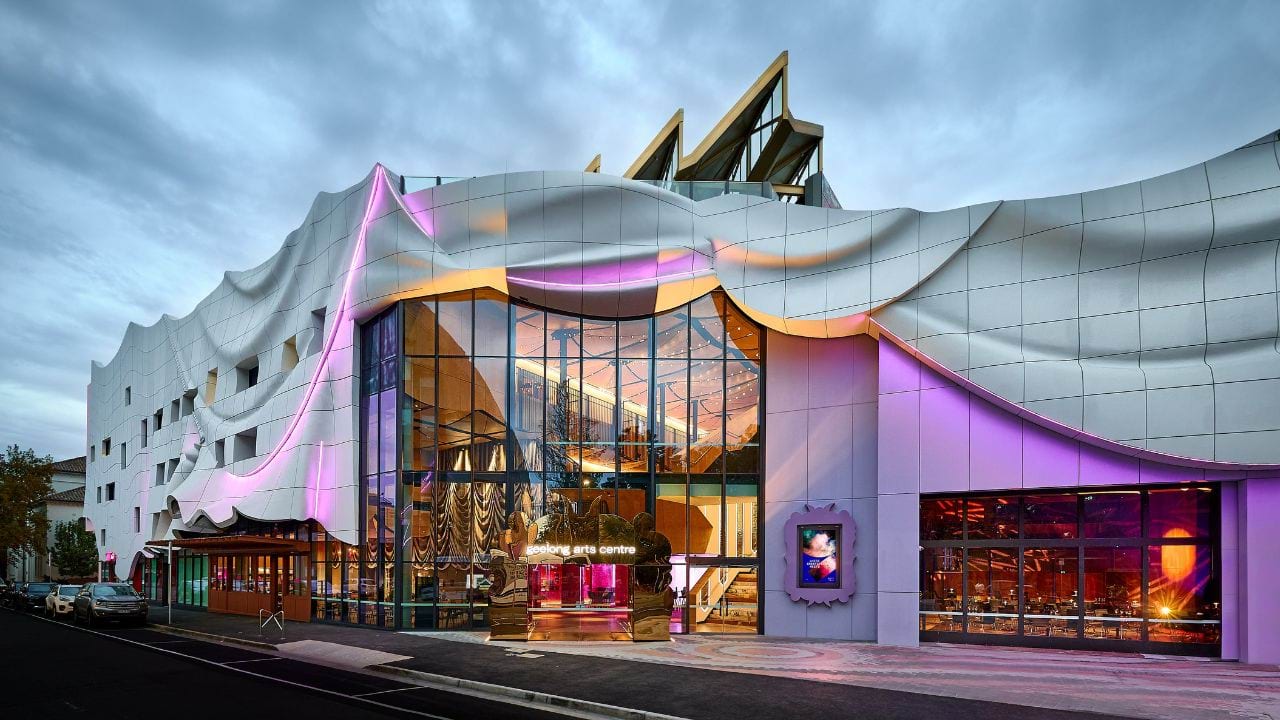 Exterior of the Geelong Arts Centre