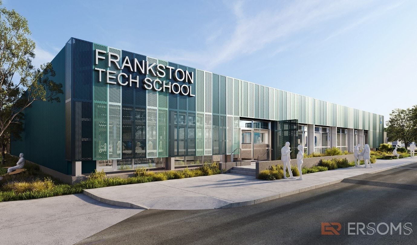 Illustration of the new Frankston Tech School.