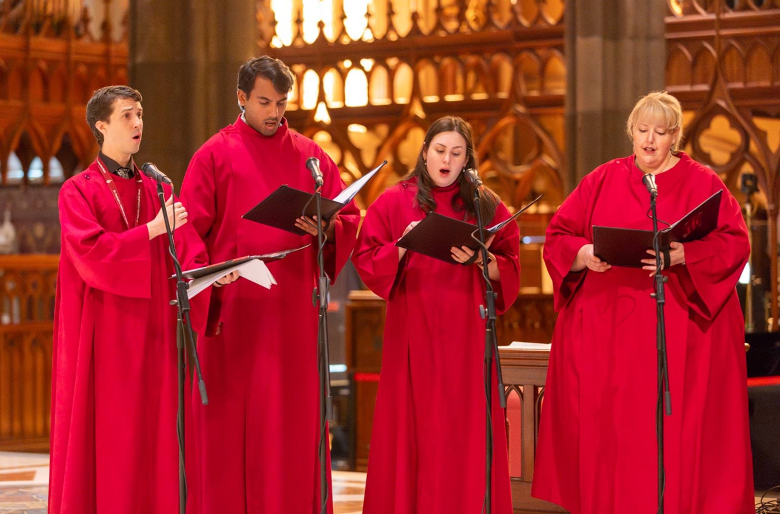 Choir singing at the State Funeral Service for Neale Fraser AO MBE