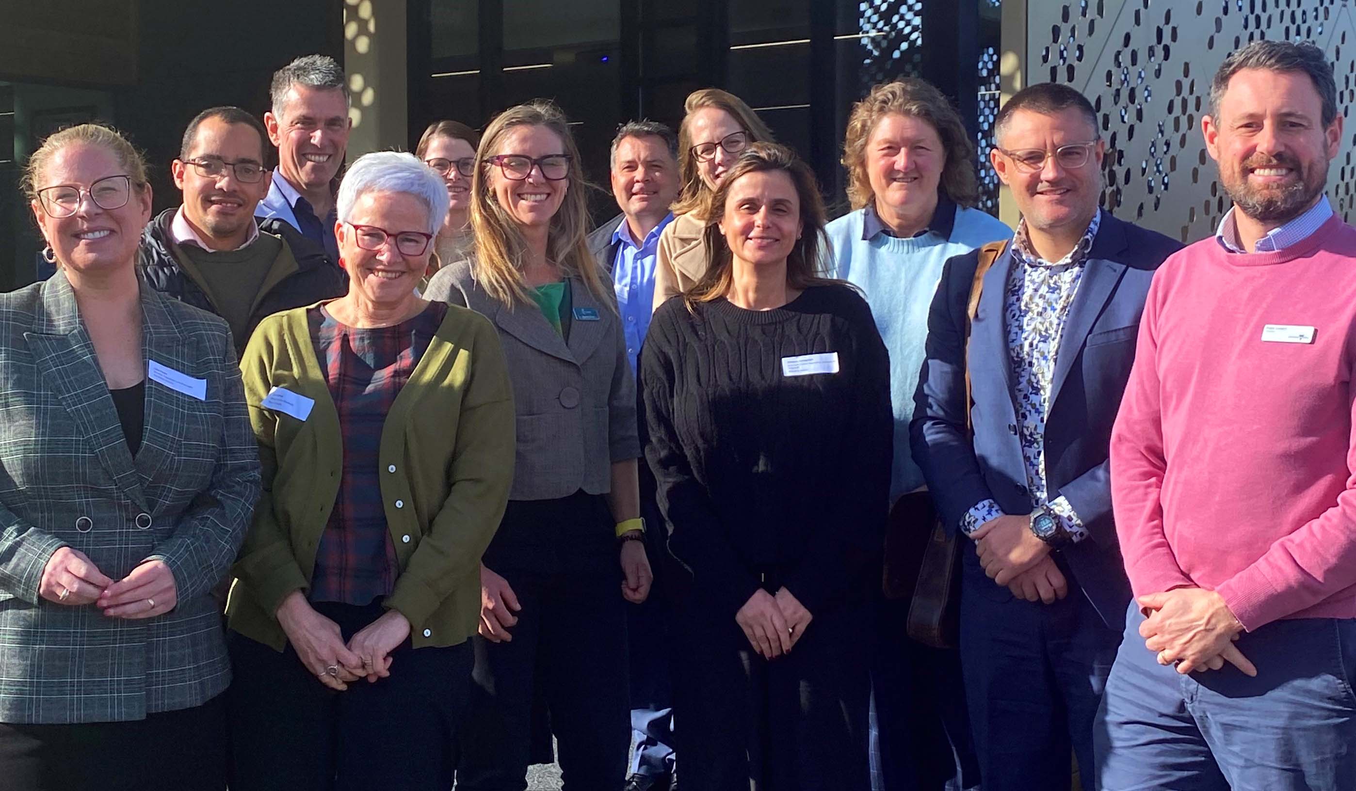 Group photo of attendees - Recycling Victoria staff and local government representatives.