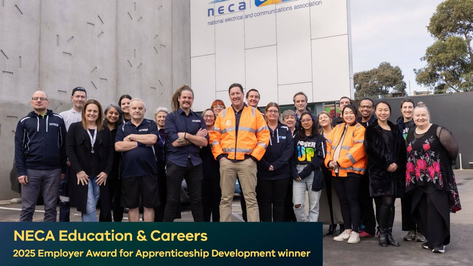 NECA Education & Careers, 2025 Employer Award for Apprenticeship Development winner