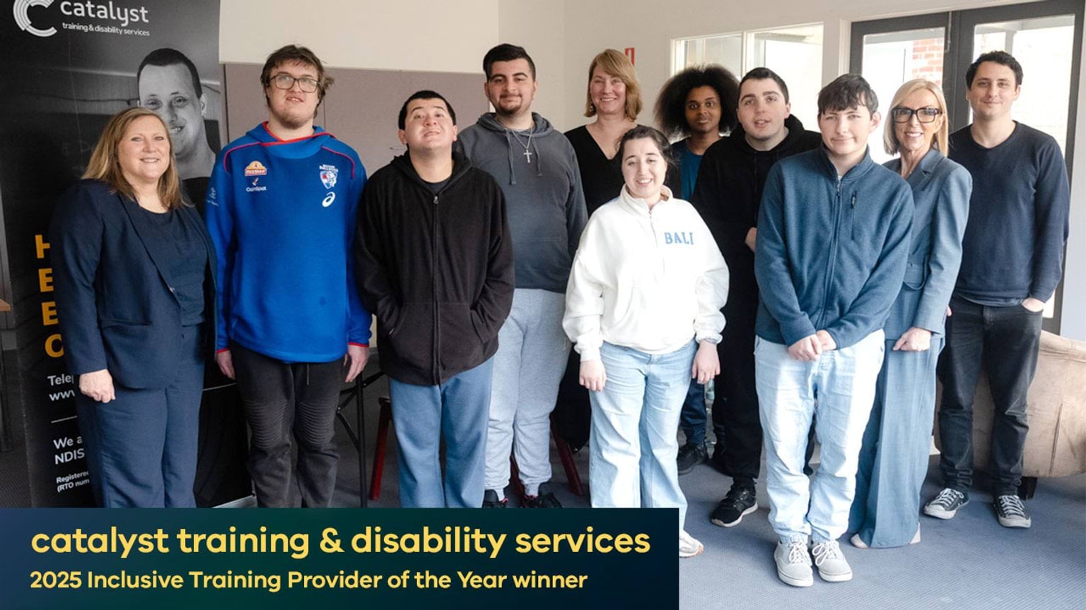 catalyst training & disability services, 2025 Inclusive Training Provider of the Year winner