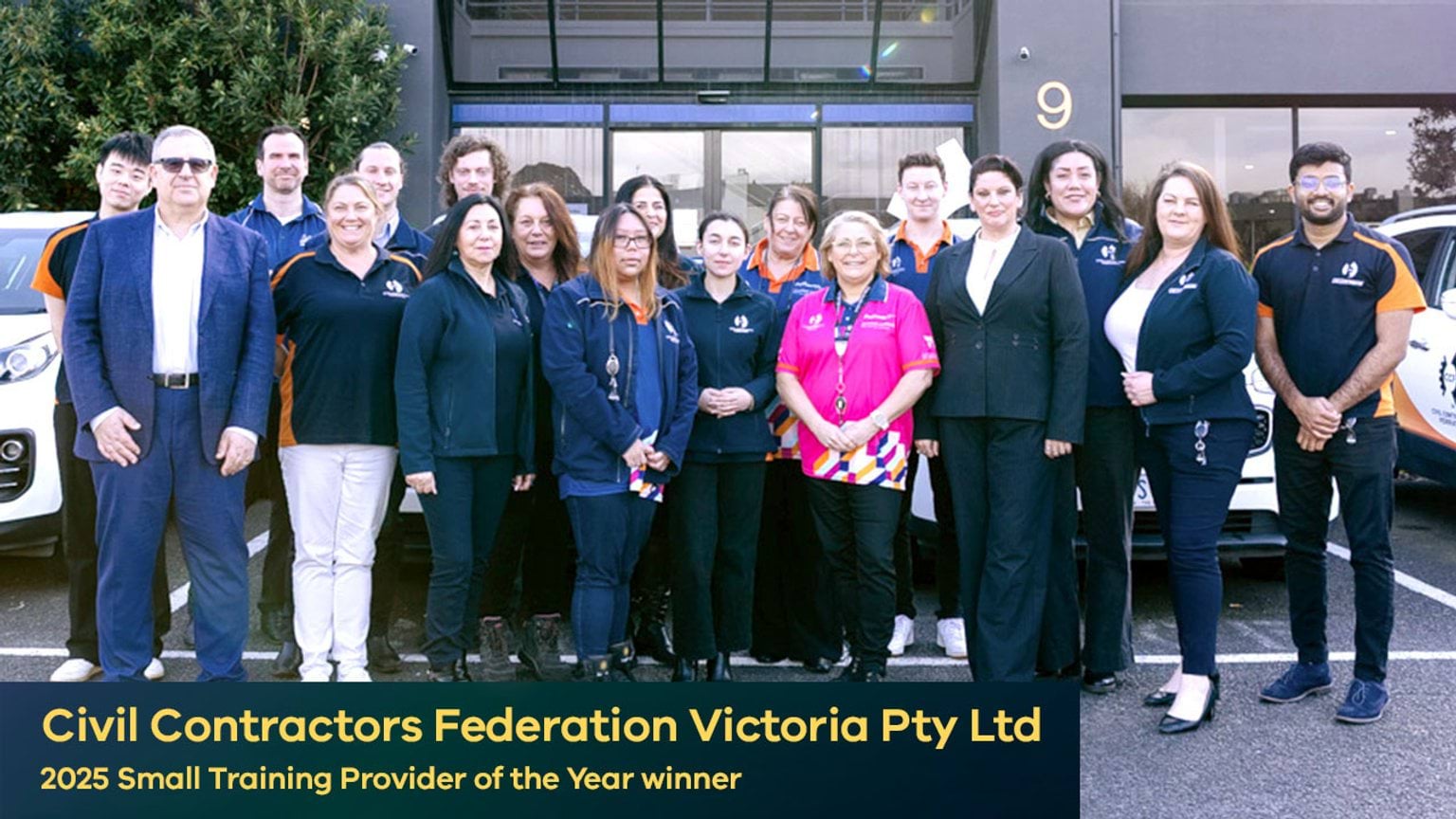 Civil Contractors Federation Victoria Pty Ltd, 2025 Small Training Provider of the Year winner