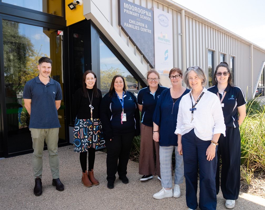 Staff from Mooroopna Primary School.
