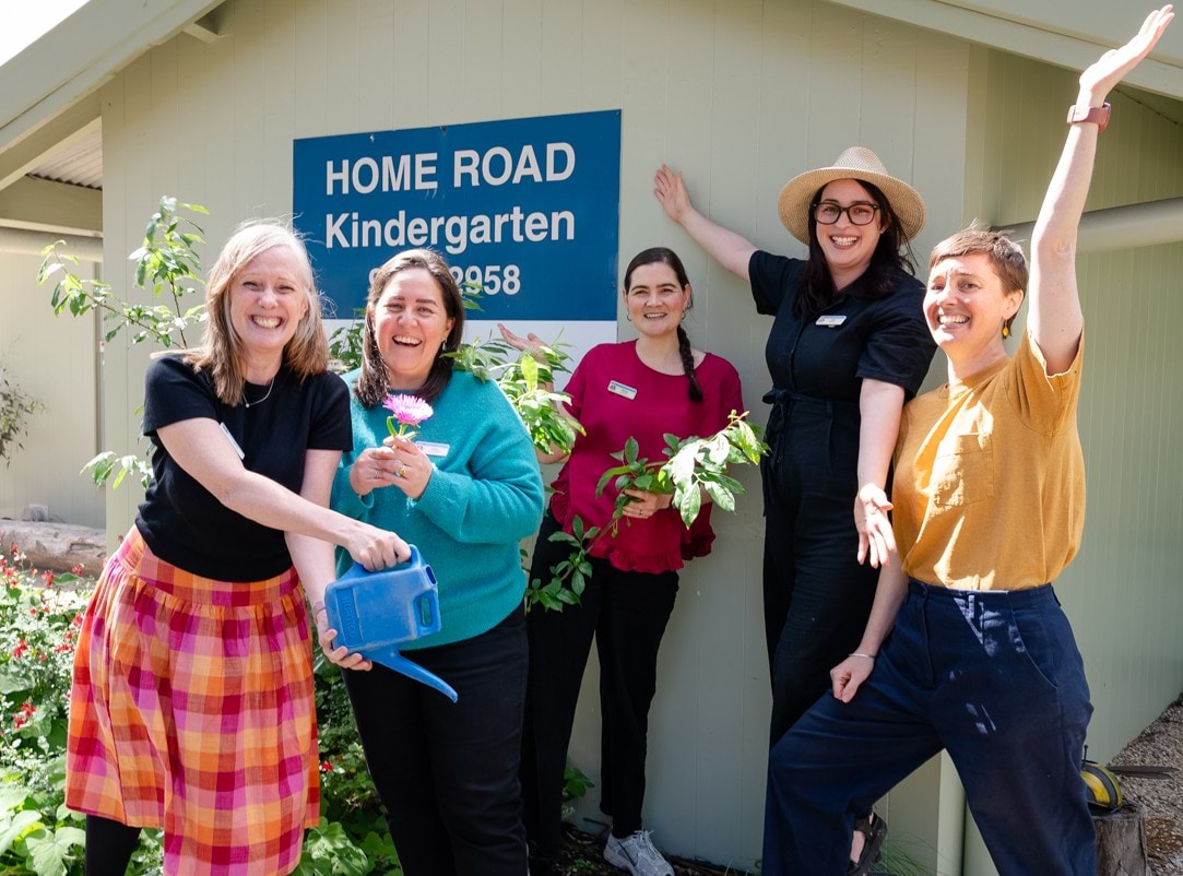 Staff from Home Road Kindergarten.