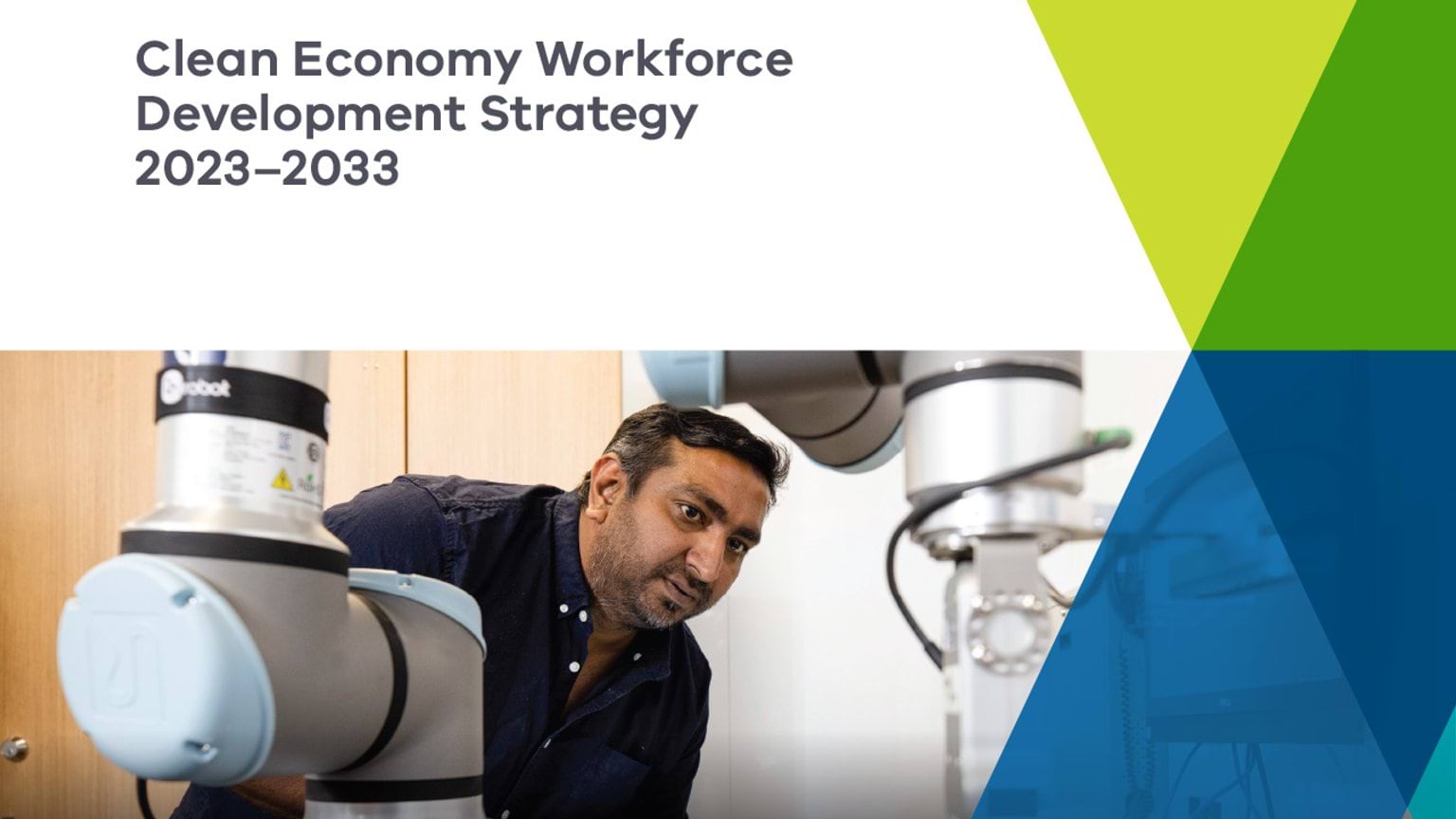 Clean Economy Workforce Development Strategy 2023-2033 cover