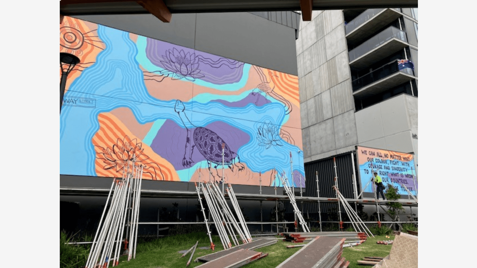 Lilardia, 2025, located in Lilardia Park in Footscray, City of Maribyrnong, on Wurundjeri Country.